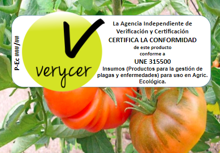 foto #1 de la noticia: Certificacin de insumos ecolgicos UNE 142500 UNE 31550 UNE 66500